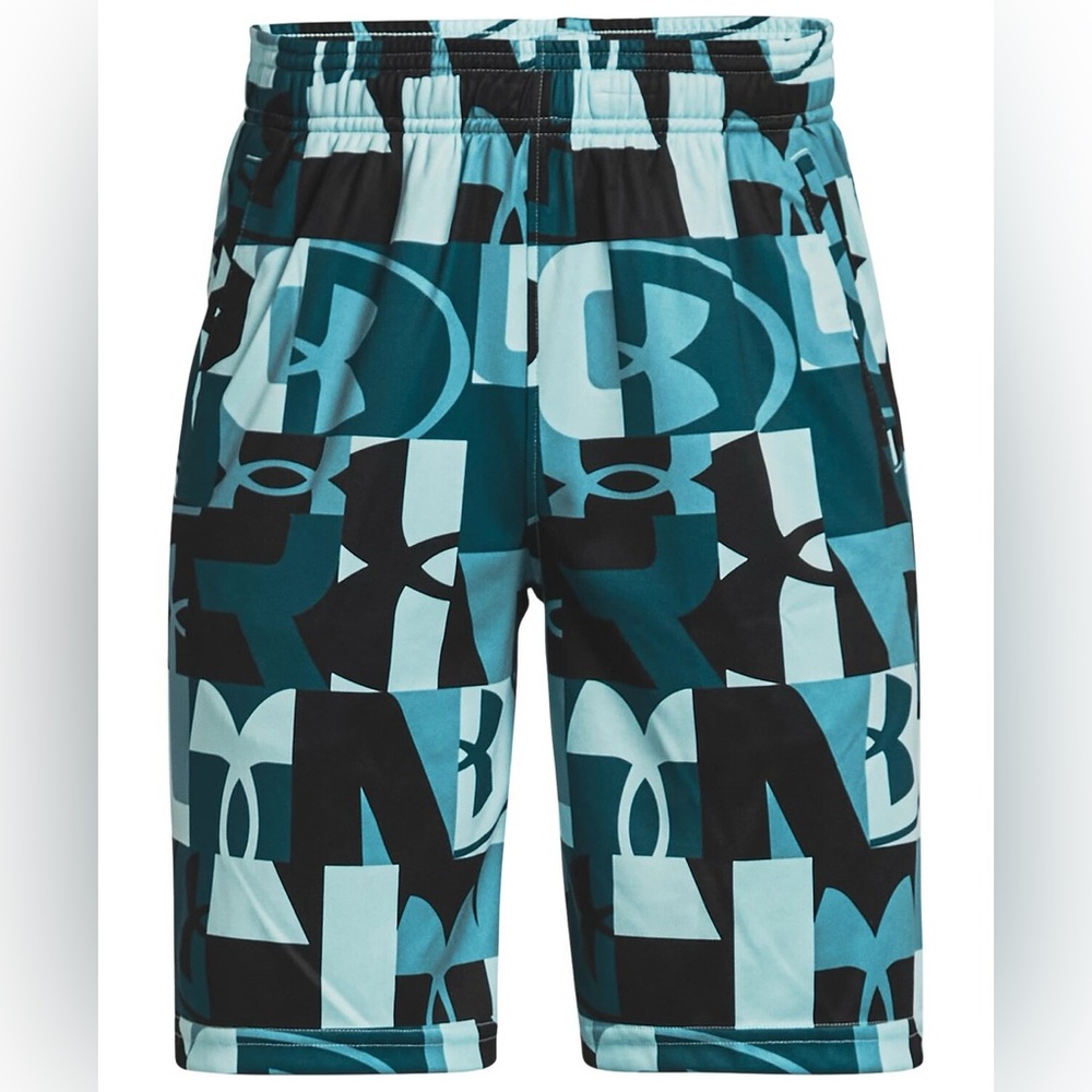 Under Armour Boys’ Renegade 3.0 Printed Shorts – Youth‎ Small 💙💚